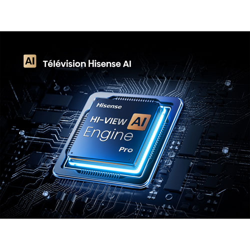 Téléviseur intelligent Google Pro AI mini-DEL Hi-QLED UHD 4K U7SG de 85 po de Hisense (85U7SG) - 2026