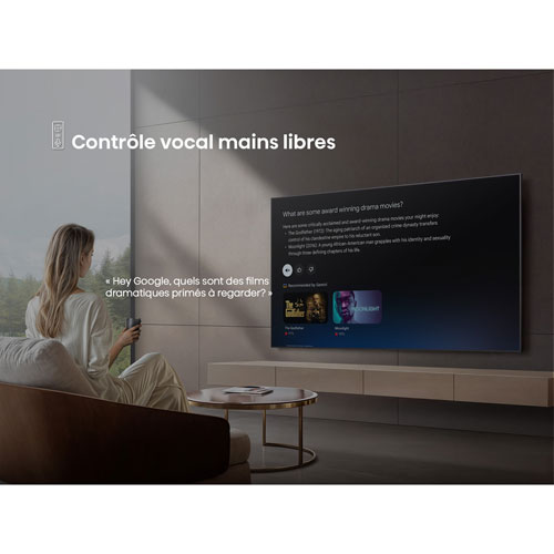 Téléviseur intelligent Google Pro AI mini-DEL Hi-QLED UHD 4K U7SG de 85 po de Hisense (85U7SG) - 2026