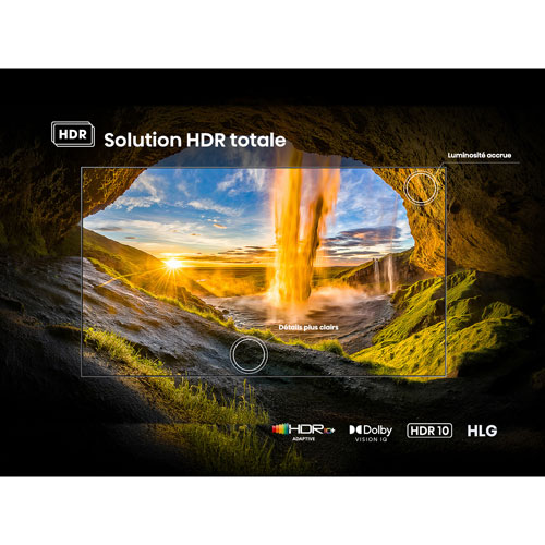 Téléviseur intelligent avec IA Android Hi-QLED mini-DEL PRO UHD 4K de 55 po U7SG de Hisense (55U7SG) - 2026