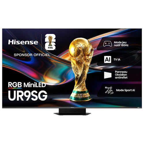 Hisense 75" UR9SG 4K UHD HDR RGB Mini-LED Smart Google TV (75UR9SG) - 2026