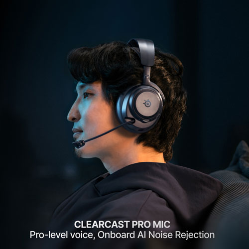 Casque de jeu sans fil Arctis Nova Pro Omni de SteelSeries - Bleu minuit