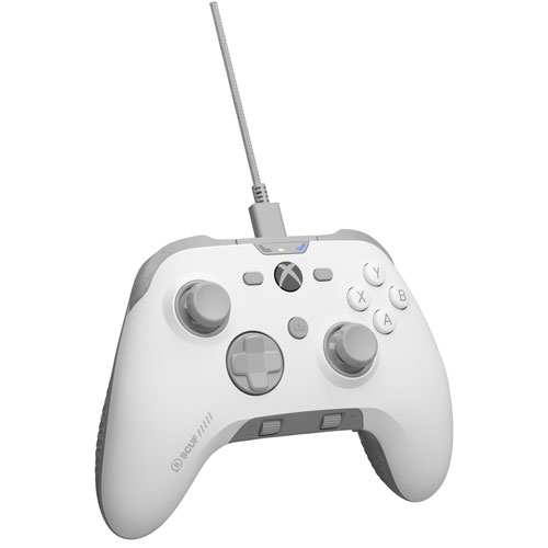 Manette avec fil performante avec magnétorésistance TMR Valor de SCUF pour Xbox Series X|S - Blanc