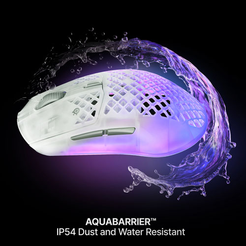 SteelSeries Aerox 3 Gen 2 26000 DPI Bluetooth Gaming Mouse - Shadow