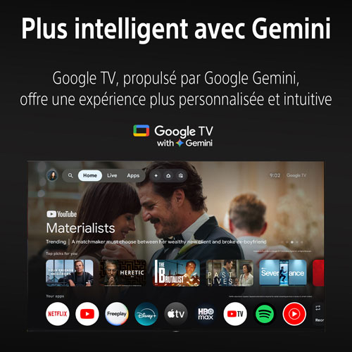 Sony Class BRAVIA 7 II 65" XR70M2 4K UHD Dolby Vision True RGB LED 120Hz Google TV with Gemini (K65XR70M2) - 2026 - Great for Movies & Gaming