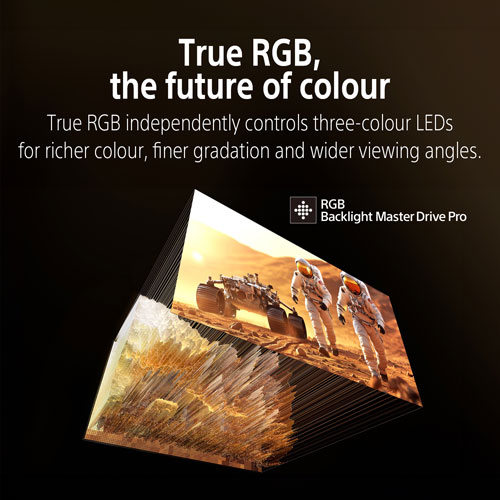 Téléviseur intelligent Sony BRAVIA 7 II XR70M2 de 98 po 4K UHD Dolby Vision True RGB à DEL 120 Hz Google TV avec Gemini (K98XR70M2) - 2026 - Idéal pour les films et le jeu vidéo