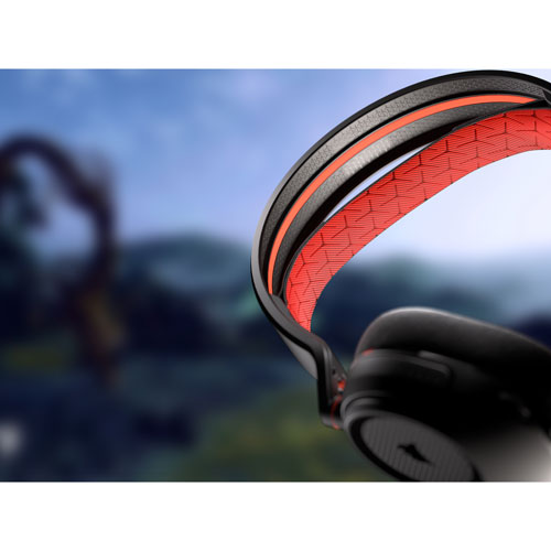 Casque de jeu HS35 v2 de Corsair - Noir/Rouge