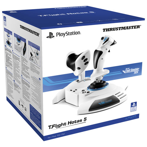 Thrustmaster T.Flight Hotas 5 Microsoft Flight Simulator Edition Flight Stick for PS5/PS4/PC