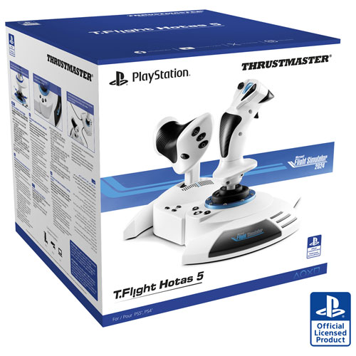 Thrustmaster T.Flight Hotas 5 Microsoft Flight Simulator Edition Flight Stick for PS5/PS4/PC