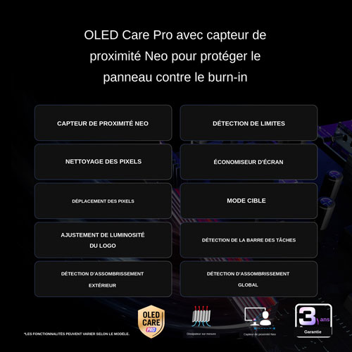 ASUS ROG Swift 34" Ultrawide Curved UWQHD QD-OLED RGB Gaming Monitor (PG34WCDN) - 0.03ms GTG - 360Hz - HDR