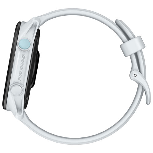 Montre intelligente de course de 43 mm Forerunner 70 de Garmin avec GPS - Blanc