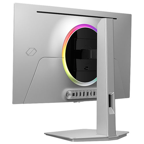 Moniteur de jeu DELO 27 po UHD 4K 240 Hz 0,03 ms GÀG G-Sync FreeSync Odyssey G8 de Samsung (LS27HG802SNXZA) - Argenté