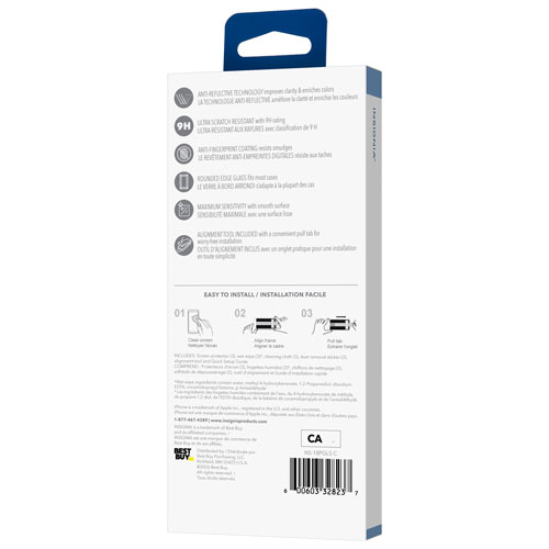Insignia Glass Screen Protector for iPhone 18 Pro/iPhone 17 Pro - 3 Pack - Only at Best Buy