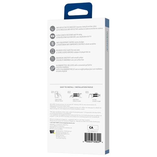 Insignia Glass Screen Protector for iPhone 18 Pro Max/iPhone 17 Pro Max - 3 Pack - Only at Best Buy