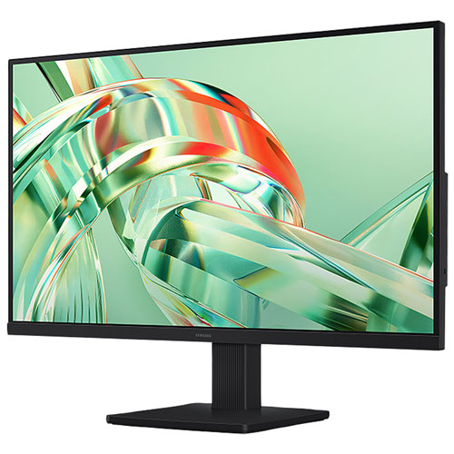 Moniteur DEL IPS Ultra HD 4K 60 Hz de 27 po ViewFinity S7 de Samsung avec temps de réponse gris à gris de 5 ms (LS27H710EANXZA) - Noir