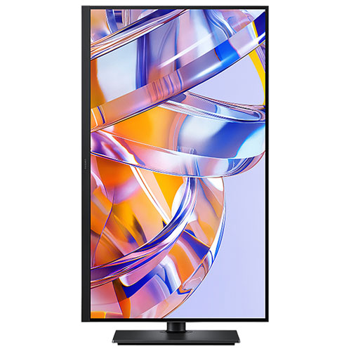 Moniteur DEL AV Ultra HD 4K 5 ms GÀG 60 Hz 32 po ViewFinity S8 de Samsung (LS32H802UANXGO) - Noir