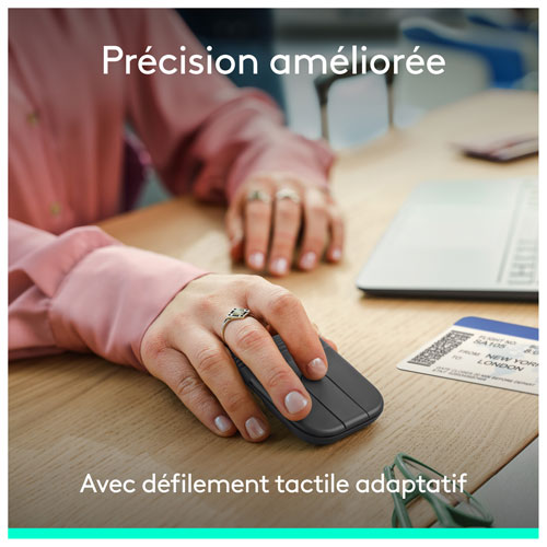 Logitech Mobi Fold Bluetooth Optical Mouse - Graphite