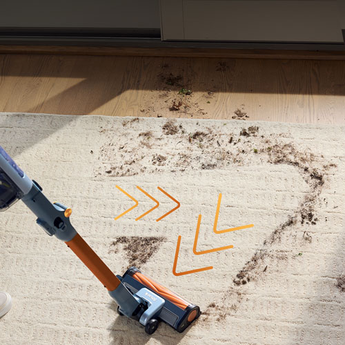 Shark PowerDetect Speed Cordless Bagless, Stick Vacuum with 60 min Runtime, Light - Copper Dusk