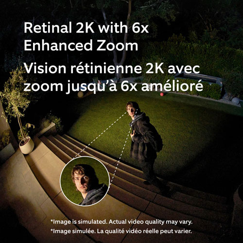 Ring Spotlight Cam (2nd Gen) (Battery) Wire-Free Wi-Fi 2K IP Camera - White