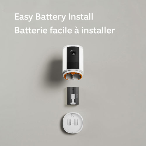 Ring Spotlight Cam (2nd Gen) (Battery) Wire-Free Wi-Fi 2K IP Camera - White