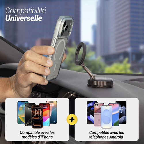 Scosche MagicMount GoAnywhere MS 5-in-1 Window/Dash Phone Mount (SMS3CSDS-SP)
