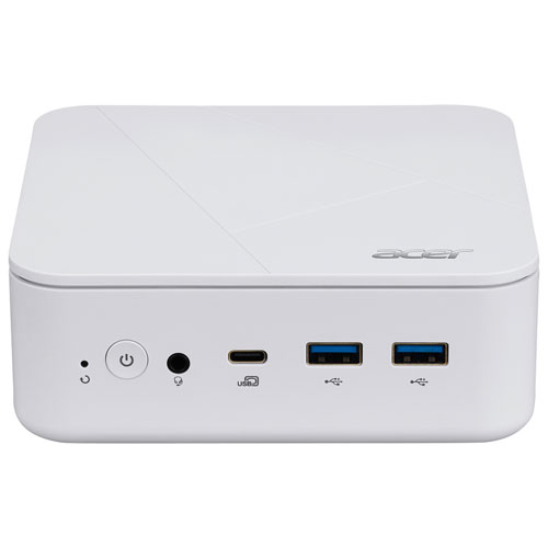 Ordinateur de bureau Acer Revo Box (N150 d'Intel/mémoire vive de 8 Go/SSD 512 Go/Windows 11) - Anglais