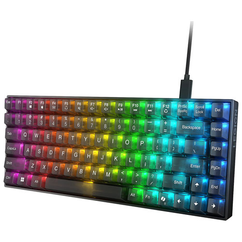Lenovo Legion K510 Mini Pro Backlit Mechanical Tactile Gaming Keyboard - Black/Translucent - English