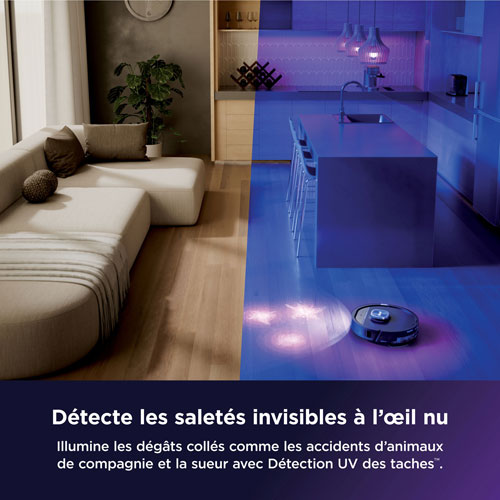 Shark PowerDetect Cordless Bagless, Robot Vacuum & Mop for with Self-Empty, Smart Mapping - Black
