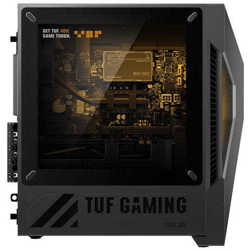 Ordinateur de jeu TUF TM500MHC d'ASUS - Gris éclipse solaire (Ryzen 5 220 d'AMD/mémoire vive de 16 Go/SSD 512 Go/GeForce RTX 3050/Windows 11) - Exclusivité Best Buy