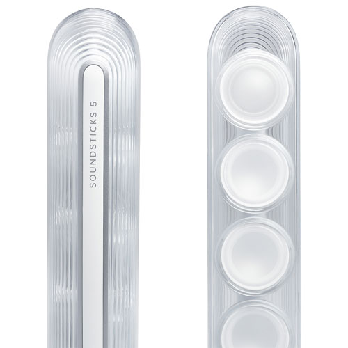 Haut-parleur sans fil Bluetooth SoundSticks 5 de Harman Kardon - Blanc