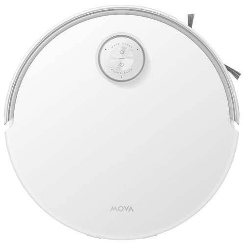 Mova Z60 Ultra Roller Standalone Cordless Robot Vacuum & Mop Smart Mapping, 220 min Runtime - White