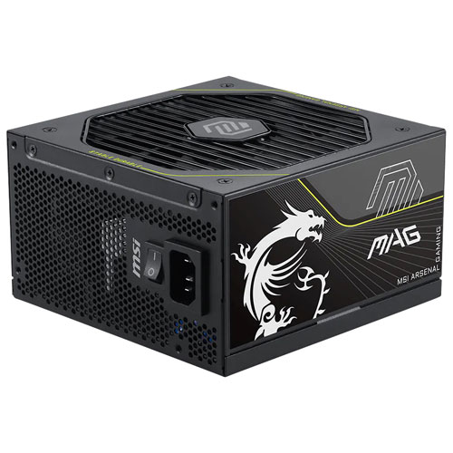 Bloc d’alimentation pour PC MSI MAG A1000PLS 1000 W PCIe 5 ATX 3.1