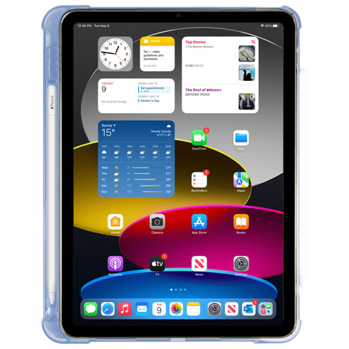 Étui folio mince Vibrance de LOGiiX pour iPad de 10,9 po (10e génération) - Noir