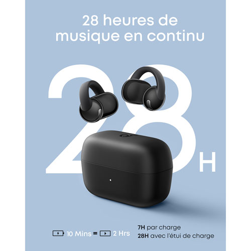 Écouteurs 100 % sans fil ouverts C50i de Soundcore par Anker - Noir