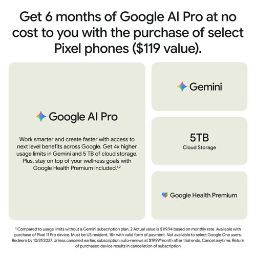 TELUS Google Pixel 11 Pro Fold 256GB - Olive - Monthly Financing