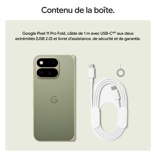 Koodo Google Pixel 11 Pro Fold 256GB - Obsidian - Select Tab Plan