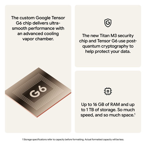 TELUS Google Pixel 11 Pro XL 1TB - Obsidian (matte) - Monthly Financing