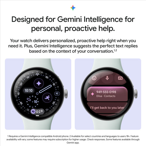 Google Pixel Watch 5 45mm with Matte Black Aluminum Case