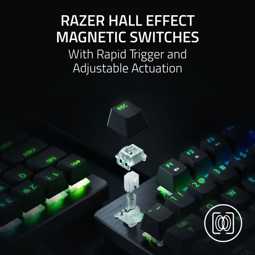 Razer Huntsman V3 HE Magnetic Tenkeyless 8KHz Backlit Mechanical