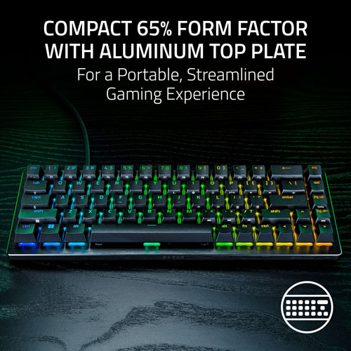 Razer Huntsman V3 HE Magnetic Mini 8KHz Backlit Mechanical Gaming Keyboard - English