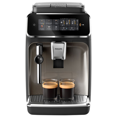 Philips 3326 Fully Automatic Espresso Machine with LatteGo Milk Frother - Black