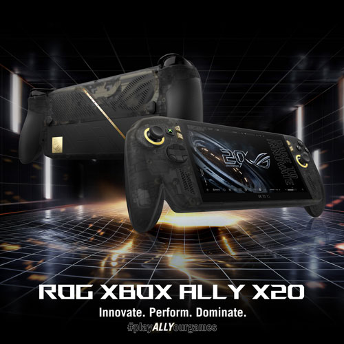 ASUS ROG Xbox Ally X20 7.4" Touch Gaming Console (RC74XA) - Black (AMD Ryzen AI Z2 Extreme/24GB RAM/1TB SSD/Windows 11)