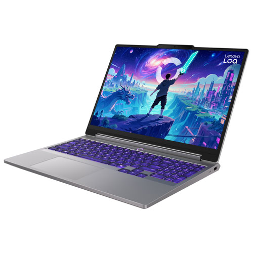 Lenovo LOQ Essential 15.3" Gaming Laptop - Intel Core 5 205H - 8GB DDR5 RAM - 512GB SSD - NVIDIA GeForce RTX 3050 - Windows 11 Home - Luna Grey