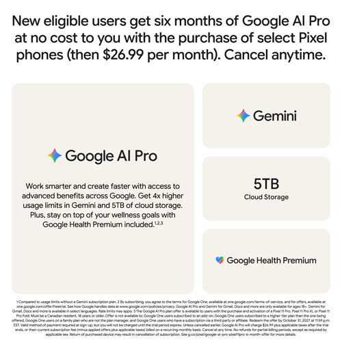 Fido Google Pixel 11 Pro 256GB - Canyon - Monthly Financing