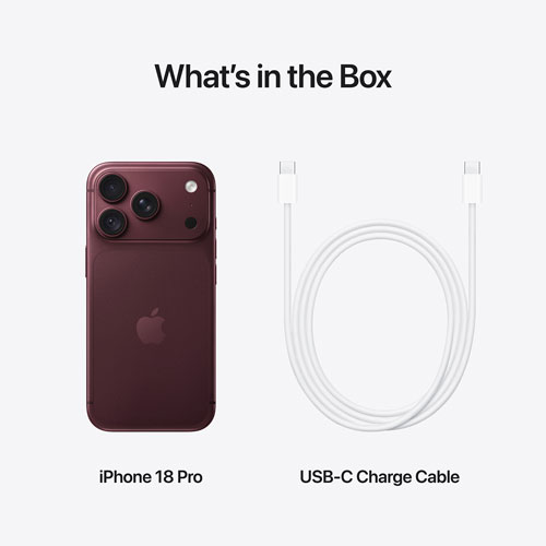 Apple iPhone 18 Pro 1 To avec TELUS – Bourgogne – Financement mensuel