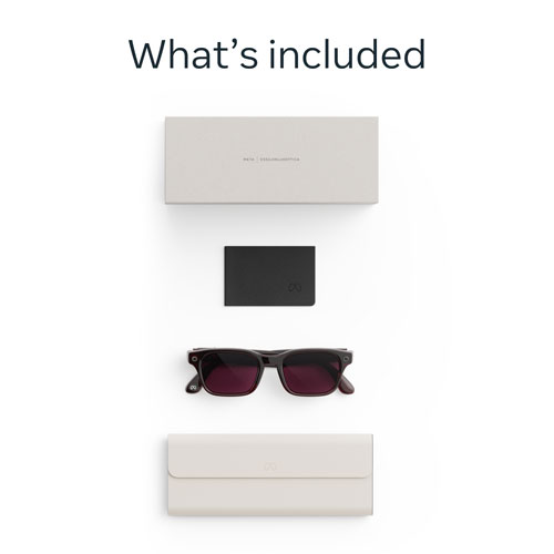 Meta Adventurer AI Glasses with AI, Photo, Video, Audio & Messaging - Merlot/Transitions Ruby - Standard