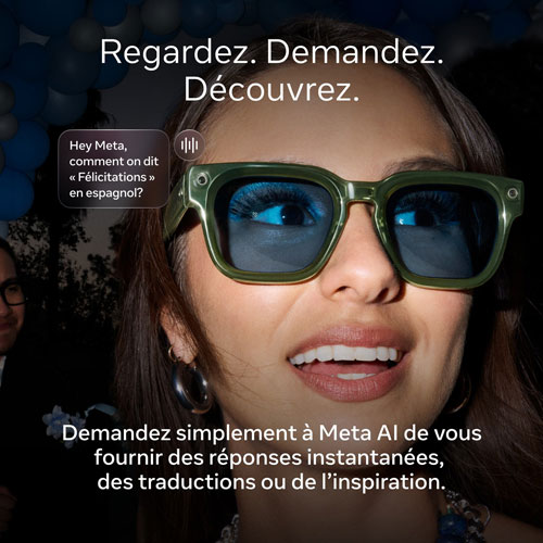 Meta Adventurer AI Glasses with AI, Photo, Video, Audio & Messaging - Merlot/Transitions Ruby - Standard