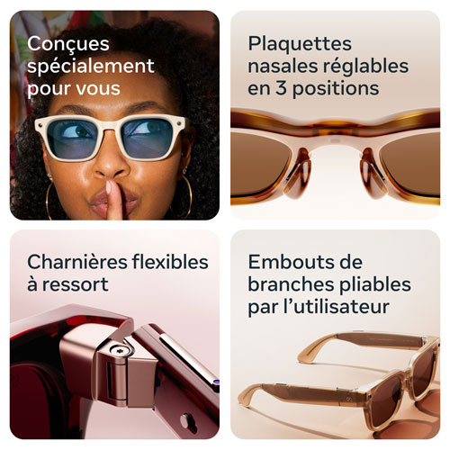 Meta Nova AI Glasses with AI, Photo, Video, Audio & Messaging - Classic Black