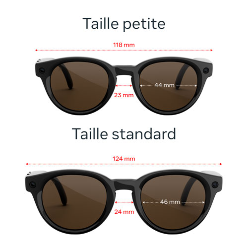 Meta Nova AI Glasses with AI, Photo, Video, Audio & Messaging - Classic Black