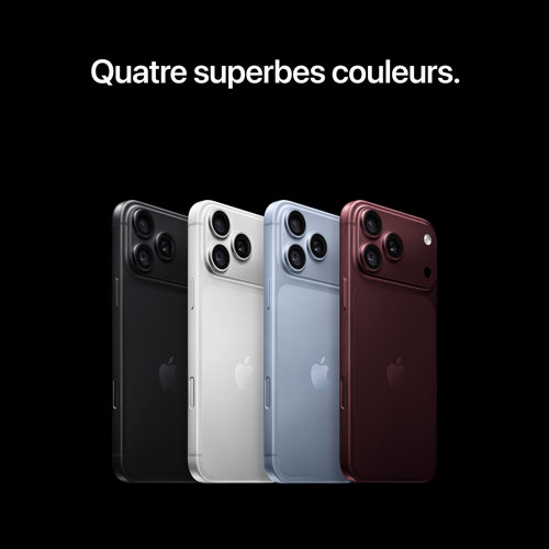 Apple iPhone 18 Pro Max 1 To avec Fido – Bourgogne – Financement mensuel
