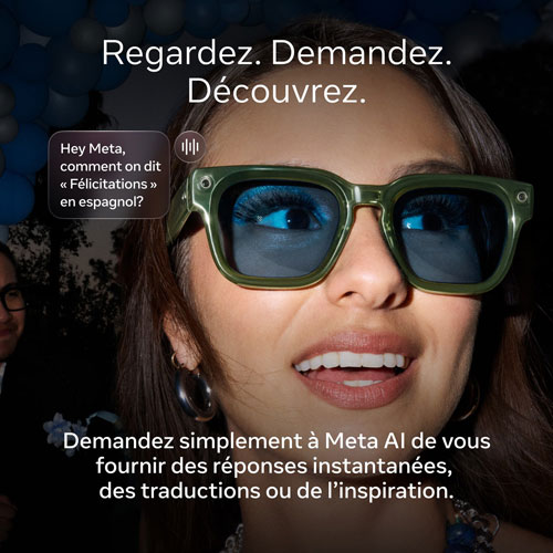Meta Nova AI Glasses with AI, Photo, Video, Audio & Messaging - Sandstone/Chocolate - Standard